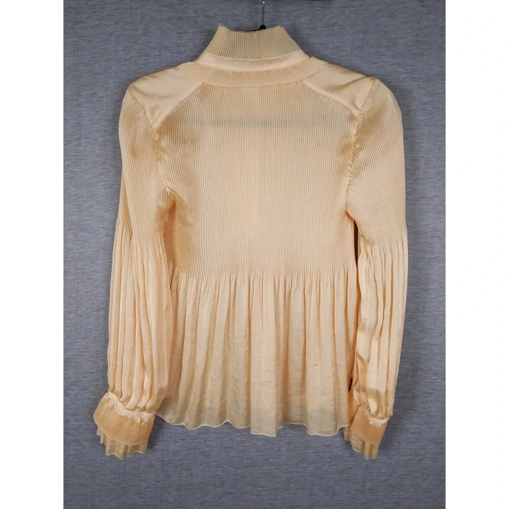 3x 👯‍♀️Host Pick⚡️Diane von Furstenberg Philippine Ruffle Top - Picture 8 of 11